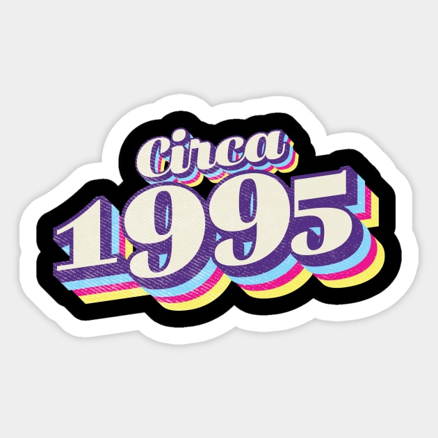 1995 Birthday Sticker by Vin Zzep